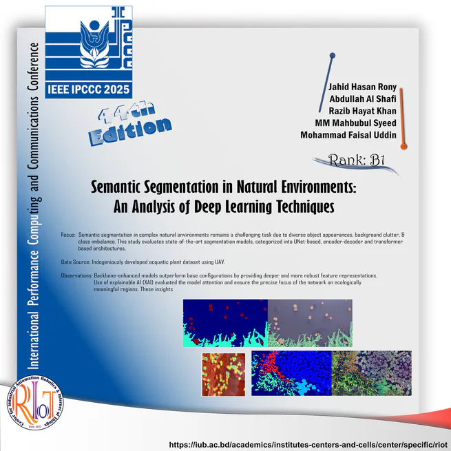 Semantic Segmentation in Natural Environments: An Analysis of Deep Learning Techniques